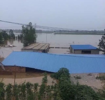 河北洪災。（圖片來源：翻攝微博）