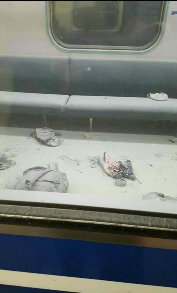 松山車站昨日晚間驚傳爆炸案，初步判斷是惡意攻擊。 圖片來源：江呈亨攝
