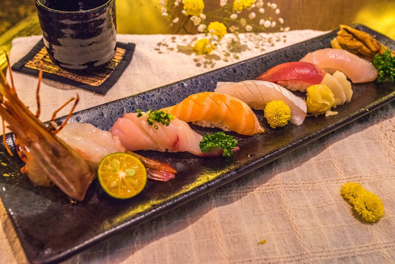 新鮮海產，生魚片壽司的視覺享受。（圖片由店家提供）