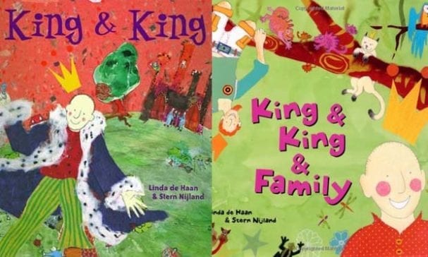 《國王與國王》是一本二年級的教材，另一本《國王與國王還有他的家》也列為兒童教材，在亞馬遜書店買得到。（照片摘自亞馬遜網站）
